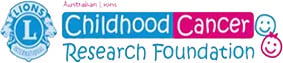 Lions childhood cancer research foundation logo