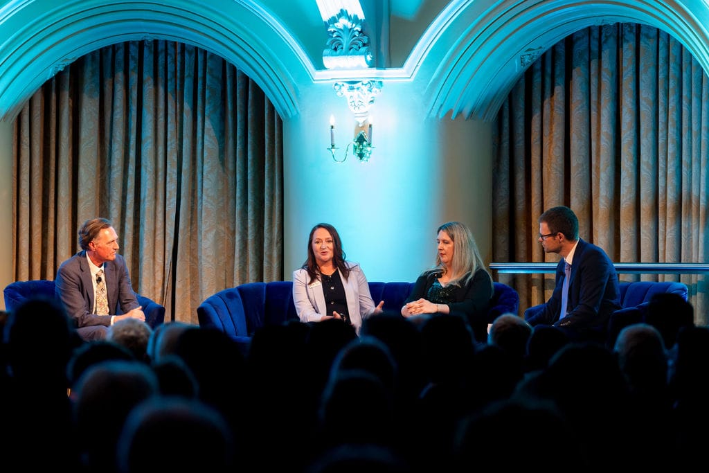 staff members at the 35 year event